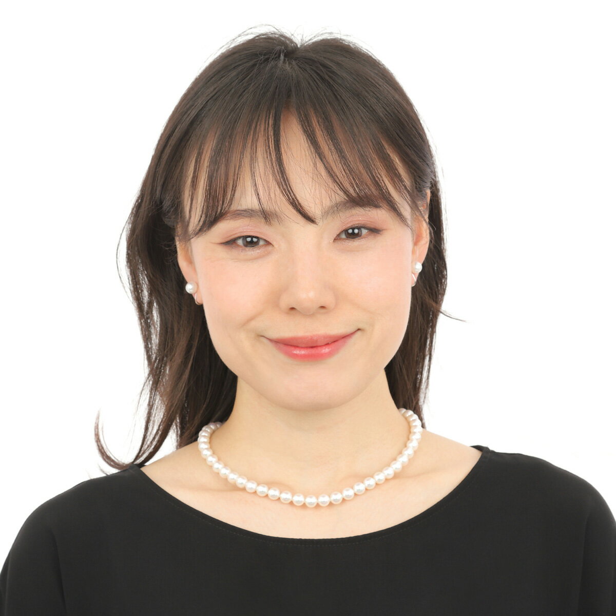 【ふるさと納税】 真珠 パール アクセサリー ネックレス イヤリング ピアス 伊勢志摩 志摩 三重県 あこや セット ジュエリー 冠婚葬祭 結婚式 葬式 入学式 卒業式 / 老舗の真珠専門店・無調色花珠鑑別書付きアコヤ真珠ネックレス・ イヤリング ・ ピアス セット7.5～8.0ミリ サムネイル3