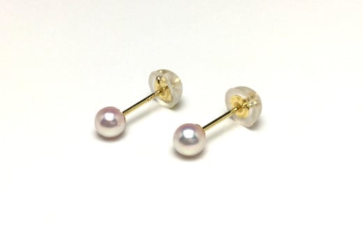 【ふるさと納税】 真珠 ピアス アクセサリー パール 3.5ミリ ～ 4ミリ K18 or Pt900 ゴールド プラチナ 三重県 伊勢志摩 志摩 アクセサリー プレゼント 入学式 卒業式 結婚式 冠婚葬祭 / 老舗の真珠専門店・アコヤベビーパールピアス 3.5-4.0ミリ ( K18 / Pt900 ） サムネイル3