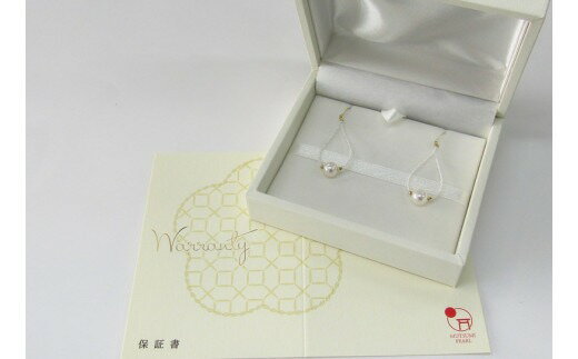【ふるさと納税】 真珠 ピアス 7mm K18 パール アクセサリー ジュエリー 三重県 志摩市 本物 おしゃれ カジュアル フォーマル プレゼント 贈り物 贈答 誕生日 お祝い フック / 志摩産アコヤ真珠ケシの雫フックピアス サムネイル3