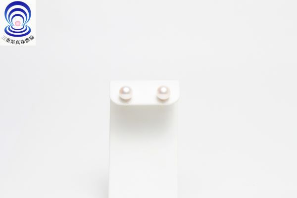 三重ブランド アコヤ真珠7.0ミリ～7.5ミリ ピアス / 18金 あこや ピアス 真珠 伊勢志摩 志摩 アクセサリー ギフト パール 母の日 ホワイトデー クリスマス 入学式 卒業式 成人式 結婚式 冠婚葬祭 〔060-34〕