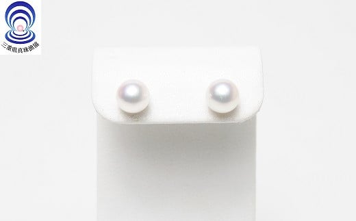 【070-22】三重ブランド　アコヤ真珠　6.5ミリ　ピアス