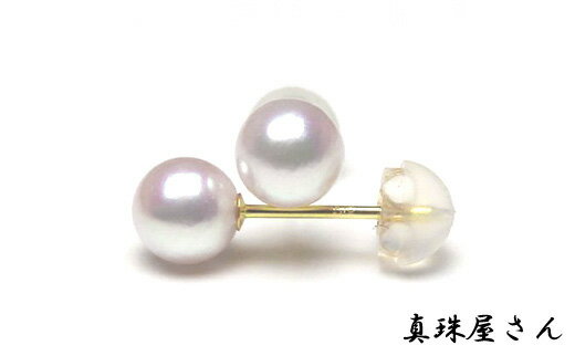 【ふるさと納税】 真珠屋さん アコヤ本真珠 ホワイトピンク 5.5～6.0ミリ 高品質 K18 / Pt900 ピアス / 真珠 アクセサリー ピアス パール 18金 ゴールド プラチナ ジュエリー 人気 アコヤ真珠 三重県 伊勢志摩 伊勢 志摩 志摩市 サムネイル2