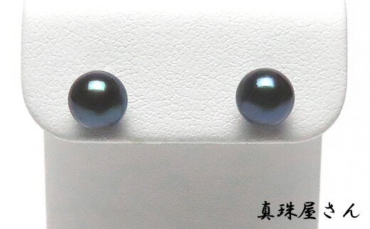 真珠屋さん 冠婚葬祭 6.0～6.5ミリ 高品質 プラチナ ピアス Pt900 志摩産アコヤ真珠 ブラックパール 黒真珠 【数量限定】 / 真珠 アクセサリー パール ジュエリー 三重県 伊勢志摩 志摩市 プレゼント 普段使い