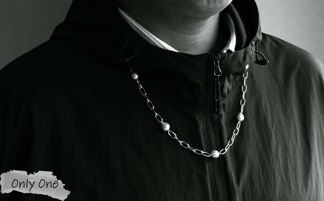 【ふるさと納税】 真珠 ネックレス 9~9.5ミリ ユニセックス アクセサリー 伊勢志摩 志摩 パール 男女兼用 プレゼント 誕生日 クリスマス バレンタイン ファッション カジュアル 日常 普段使い おしゃれ メンズ / Only One ナチュラルバロックパールネックレス サムネイル2