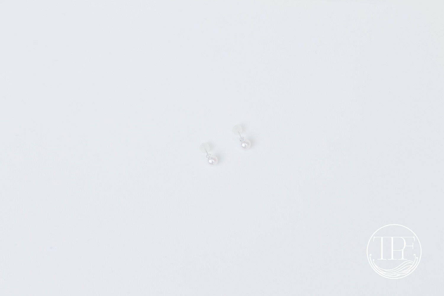 【ふるさと納税】 【045-04】養殖場　6.0mm珠とキュービックジルコニアのピアス* サムネイル2