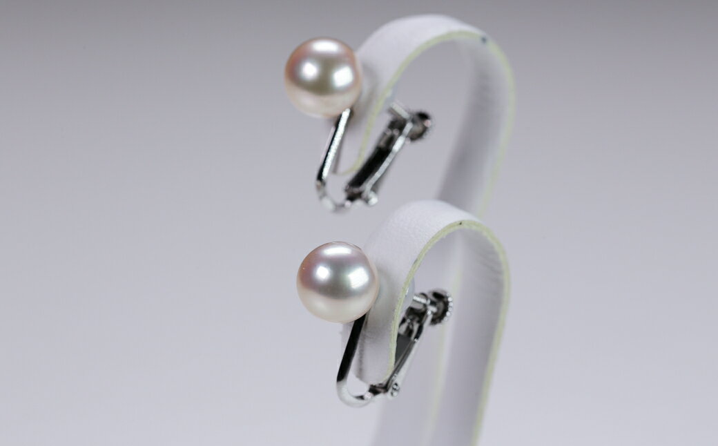【ふるさと納税】 真珠 イヤリング 8mm ~ 8.5mm パール ジュエリー アクセサリー 伊勢 志摩 志摩市 三重県 アコヤ真珠 ジュエリー 金具 あこや真珠 シルバー ダイヤモンド カジュアル おすすめ 記念日 プレゼント 贈答 / あこや真珠 イヤリング サムネイル2