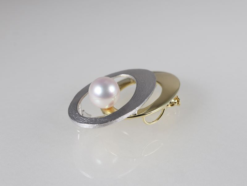 【ふるさと納税】 真珠 ブローチ パール 9mm 以上 9.5mm 未満 アクセサリー アコヤ真珠 ジュエリー 希少 大粒 大珠 / あこや真珠ブローチ サムネイル2