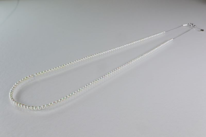 【ふるさと納税】 真珠 アクセサリー ネックレス パール 2.5mm 以上 3mm 未満 伊勢 志摩 伊勢志摩 冠婚葬祭 結婚式 入学式 卒業式 お祝い ジュエリー 金具 Pt プラチナ アコヤ真珠 アコヤ貝 / あこや真珠マチネネックレス サムネイル2