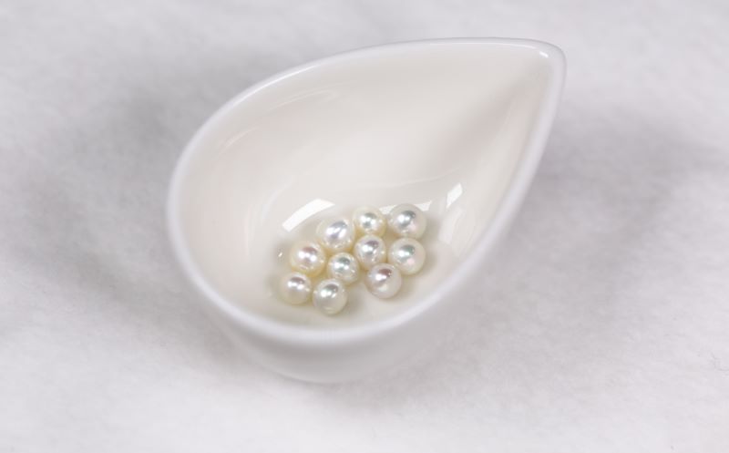 【ふるさと納税】 真珠 パール 4.5mm 以上 6mm 未満 アクセサリー インテリア 伊勢 志摩 伊勢志摩 部屋 リビング ダイニング ギフト アコヤ貝 アコヤ真珠 本真珠 ルース / 愛でるあこや真珠 ルース サムネイル2