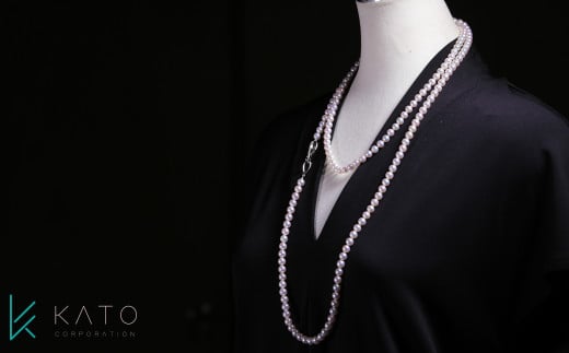 【ふるさと納税】 全長約130cmの ロング ネックレス ！ あこや真珠 ロープ・ ネックレス / 伊勢 志摩 伊勢志摩 三重県 真珠 パール あこや真珠 おしゃれ かわいい ネックレス ロング プレゼント 誕生日 おすすめ ギフト 結婚式 入学式 卒業式 冠婚葬祭 アレンジ 普段使い サムネイル2