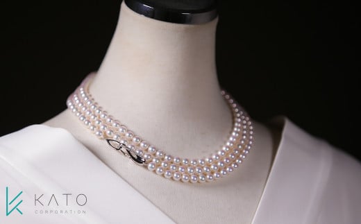 【ふるさと納税】 全長約130cmの ロング ネックレス ！ あこや真珠 ロープ・ ネックレス / 伊勢 志摩 伊勢志摩 三重県 真珠 パール あこや真珠 おしゃれ かわいい ネックレス ロング プレゼント 誕生日 おすすめ ギフト 結婚式 入学式 卒業式 冠婚葬祭 アレンジ 普段使い サムネイル3