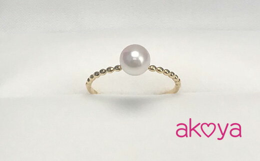 【ふるさと納税】 真珠 リング パール アクセサリー 伊勢 志摩 三重県 アコヤ真珠 ジュエリー ギフト プレゼント 贈答 ファッション 記念日 国産 志摩市 誕生日 おすすめ / akoya 可愛いツイスト リング サムネイル2