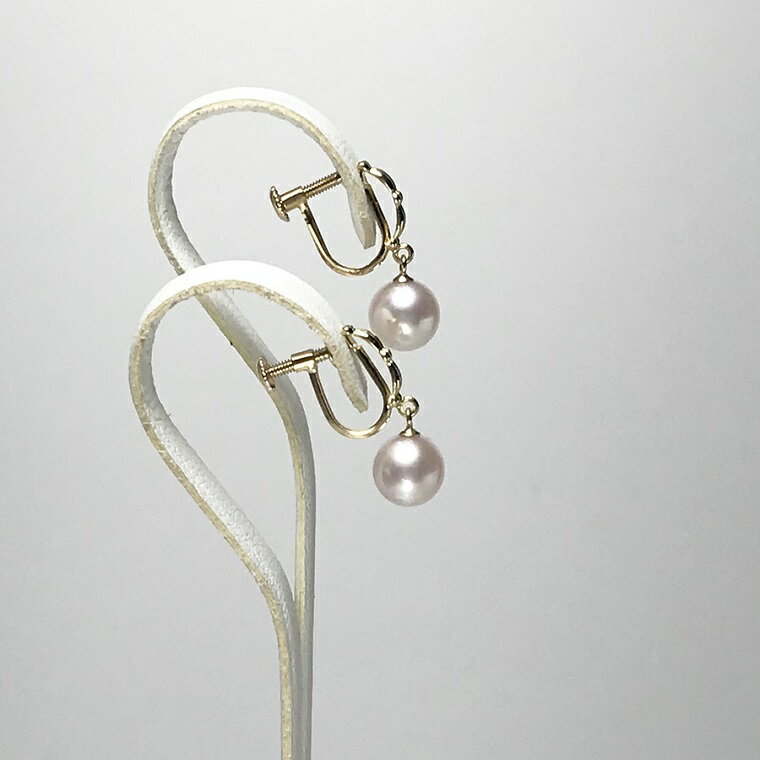 【ふるさと納税】 真珠 イヤリング アクセサリー パール 6.5ミリ K18 or K14 三重県 伊勢志摩 志摩 ジュエリー ギフト プレゼント 冠婚葬祭 入学式 卒業式 結婚式 母の日 バレンタイン ホワイトデー アコヤ真珠 本真珠 / akoya　kizuna　イヤリング ( K18YG / K14WG ) サムネイル3