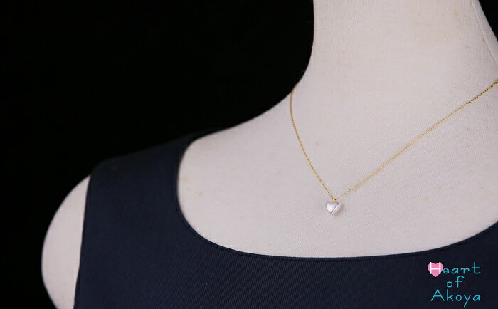 【ふるさと納税】 真珠 ネックレス ペンダント アクセサリー ハート型 伊勢志摩 伊勢 志摩 アコヤ真珠 パール プレゼント クリスマス ホワイトデー ファッション カジュアル 日常 かわいい / センター！ハートパールペンダント ( ゴールド タイプ/ シルバー タイプ ) サムネイル3