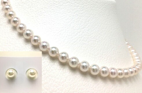 【ふるさと納税】 真珠 パール ネックレス アクセサリー あこや 伊勢志摩 志摩 伊勢 志摩市 ギフト 母の日 記念 入学式 卒業式 結婚式 冠婚葬祭 成人祝い / 老舗の真珠専門店・高品質アコヤ真珠ネックレスセット6.5〜7.0ミリ サムネイル2