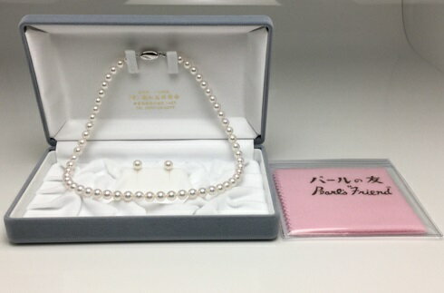 【ふるさと納税】 真珠 パール ネックレス アクセサリー あこや 伊勢志摩 志摩 伊勢 志摩市 ギフト 母の日 記念 入学式 卒業式 結婚式 冠婚葬祭 成人祝い / 老舗の真珠専門店・高品質アコヤ真珠ネックレスセット6.5〜7.0ミリ サムネイル3