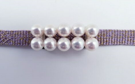 【ふるさと納税】 真珠 帯留 7.0~7.4mm パール ジュエリー あこや真珠 和装 和服 着物 お正月 七五三 装飾品 帯 留め 冠婚葬祭 慶事 誕生日 結婚式 記念日 クリスマス お祝い 贈り物 贈答 ギフト プレゼント 三重 伊勢 志摩 / 着物姿をワンランクアップ、アコヤ真珠の帯留 サムネイル3