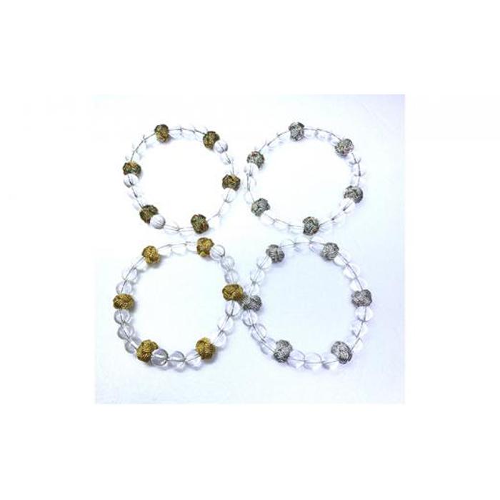 【ふるさと納税】【伊賀組紐】組紐×水晶　ブレスレット サムネイル2