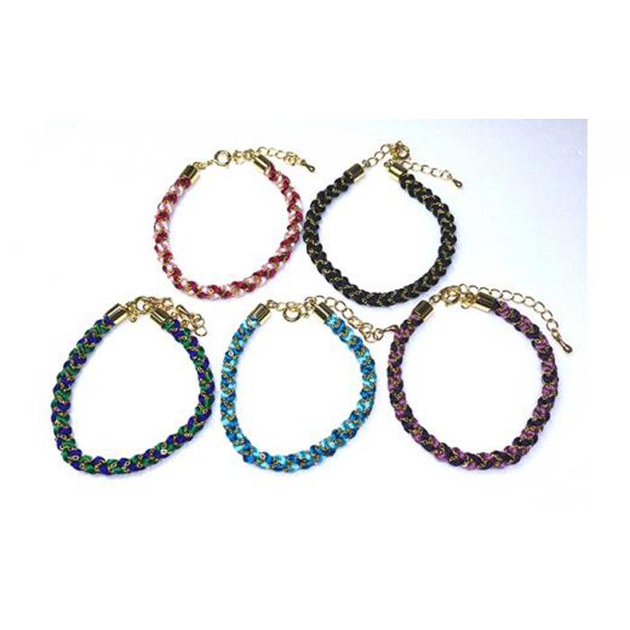 【ふるさと納税】【伊賀組紐】ブレスレット角杉組　鎖入金 サムネイル2