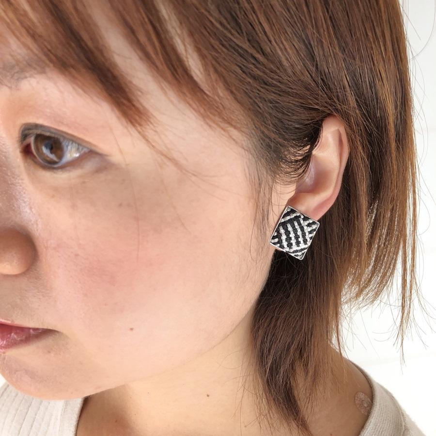 【ふるさと納税】【伊賀組紐】イヤリング　張 サムネイル3