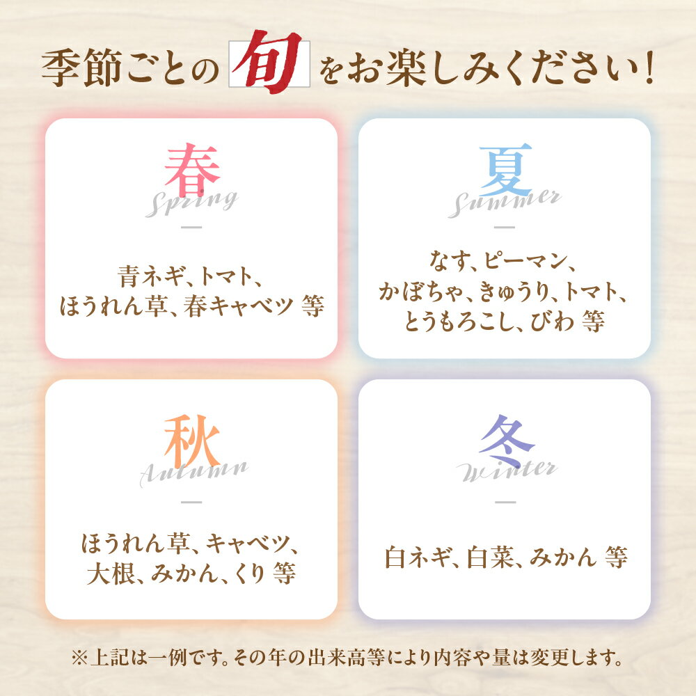 【ふるさと納税】6〜10品 大師の里のとれたて旬の野菜と果物の詰め合わせ　人気 野菜 詰合せ 詰め合わせ セット 新鮮野菜 詰め合わせセット 野菜セット 季節の野菜 ほうれん草 かぼちゃ 白菜 トマト キャベツ 三重県 多気町 FY-02 - 画像3