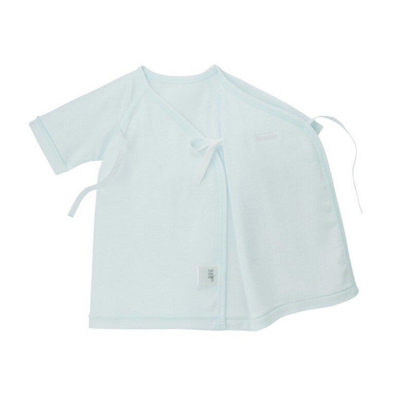 【ふるさと納税】ミキハウス ピュアベールフライス肌着セット（ブルー） / ピュアベール フライス素材 肌着 セット 吸水性 耐久性 日本製 抗菌抗ウイルス加工 ギフト 贈答用 三重県 大台町 (428) サムネイル2