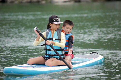 【ふるさと納税】宮川 リバー SUP (サップ) 体験 4名分 ／ R2 SURF UNION 海上散歩 マリンスポーツ 川 アウトドア 一級河川 三重県 度会町 - 画像3