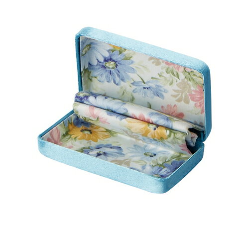 104F アクセサリー ケース ブルー ／ 原口 ジュエリー 指輪 ゆびわ ピアス イヤリング 収納 小物入れ 三重県 度会町 伊勢志摩