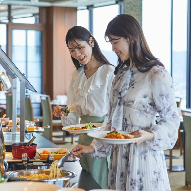 びわ湖大津プリンスホテル 選べる ペア ランチ券 【 ランチ ホテル 観光 旅行 和食 ダイニング 中華 デート カップル 夫婦 親子 琵琶湖 】