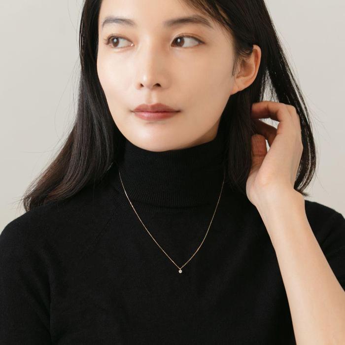 【ふるさと納税】【K18イエローゴールド ダイヤモンドネックレス】0.1ct 上品な6本たてづめ 存在感バツグン 長さ45cm SN1004-K18 【レビューキャンペーン実施中】/ 金 ゴールド ダイヤ ジュエリー アクセサリー ギフト プレゼント レディース シンプル 定番 サムネイル2