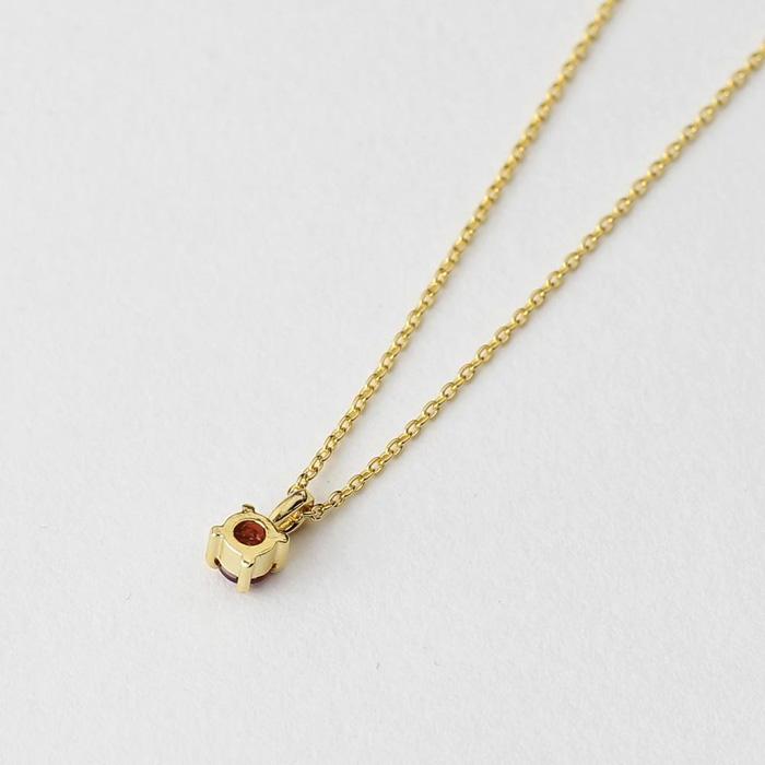 【ふるさと納税】【12月誕生石タンザナイトネックレス】SILVER925 K18ゴールドプレーティング 長さ40cm　SV-06-12 サムネイル3