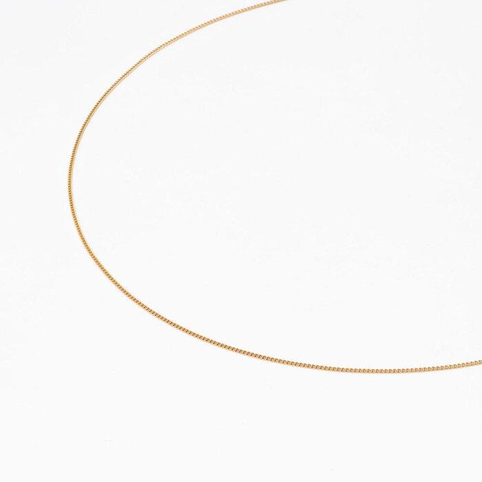 【ふるさと納税】【K10イエローゴールド チェーンネックレス】人気の喜平チェーン 華奢見えデザイン 上品な長さ40cm　SN1011-K10 / 金 ゴールド ジュエリー アクセサリー ギフト プレゼント レディース シンプル 定番 サムネイル2