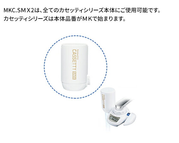 【ふるさと納税】トレビーノ（R）　カセッティシリーズ　交換用カートリッジMKC．SMX2 / 東レ 蛇口直結型 浄水器 高除去 時短 お水 濾過 ろ過 節水 おすすめ 除去 家庭用 コンパクト 活性炭 交換 カートリッジ トリハロメタン 塩素 カビ臭 サムネイル3
