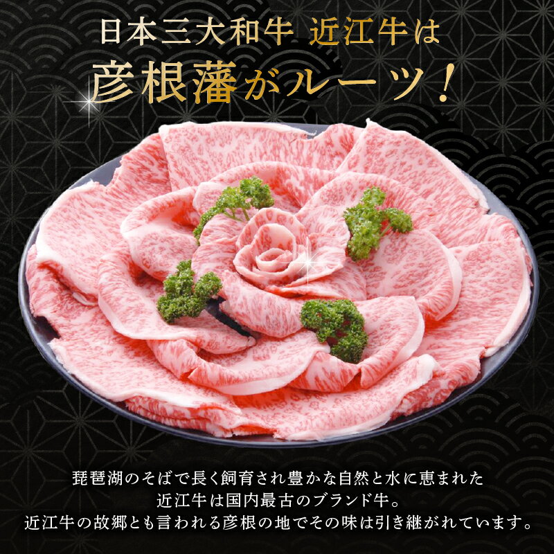 【ふるさと納税】 近江牛 千成亭 すき焼き用肩ロース 600g 単品 / 3回定期便 肩ロース 肉 すき焼き すきやき すき焼き用 牛肉 国産 和牛 冷凍 近江牛すき焼き 和牛すき焼き ロース スライス 黒毛和牛 3ヶ月定期便 国産牛 希少 お歳暮 ギフト 贈答 プレゼント 人気 彦根 滋賀 サムネイル3