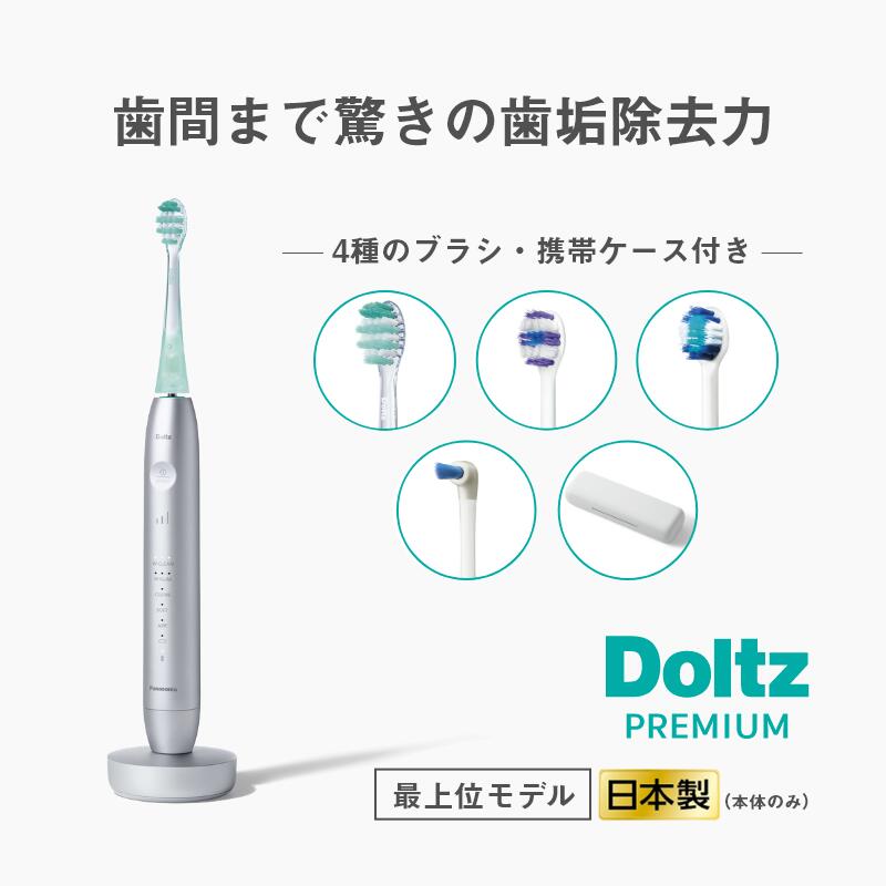 2025年新モデル 電動歯ブラシ パナソニック W音波振動ハブラシ スマート ドルツ EW-DT88-S Panasonic Doltz 電動歯ブラシ 家電 電動ハブラシ デンタルケア 歯周ケア 歯磨き 歯ブラシ 美容家電 プレゼント ギフト 贈り物 男性 女性 滋賀 彦根