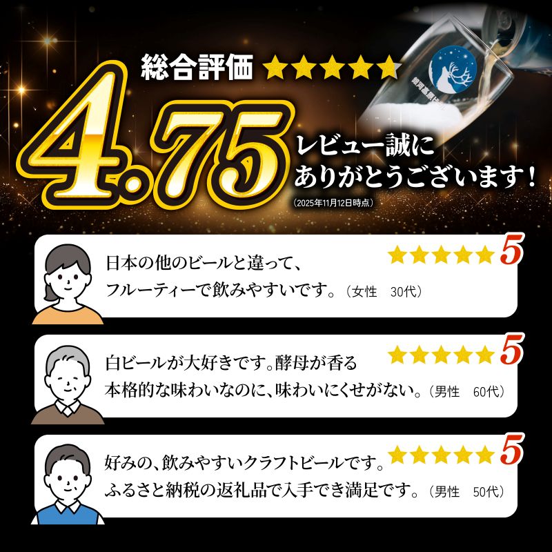 【ふるさと納税】 銀河高原ビール 白ビール 350ml 小麦のビール 単品 定期便 クラフトビール ビール ホワイトビール 地ビール 無濾過 缶ビール お酒 酒 ギフト プレゼント お歳暮 クリスマス ヴァイツェン 宅飲み 家飲み 晩酌 350 缶ビール350ml 彦根 滋賀 - 画像2