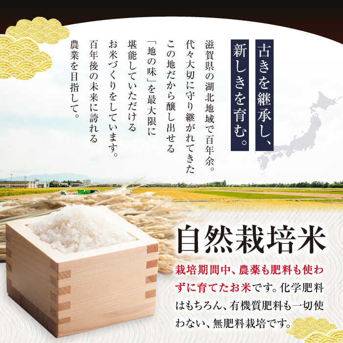 【ふるさと納税】【令和7年産】【選べる精米方法/容量/定期便回数】 自然栽培米 ミルキークイーン 2kg 5kg 白米 玄米 全5回 全6回 全12回 滋賀県長浜市/お米の家倉[AQCP007] 米 こめ コメ お米 定期便 国産 精米 ご飯 おにぎり ごはん おこめ 人気 おすすめ - 画像2