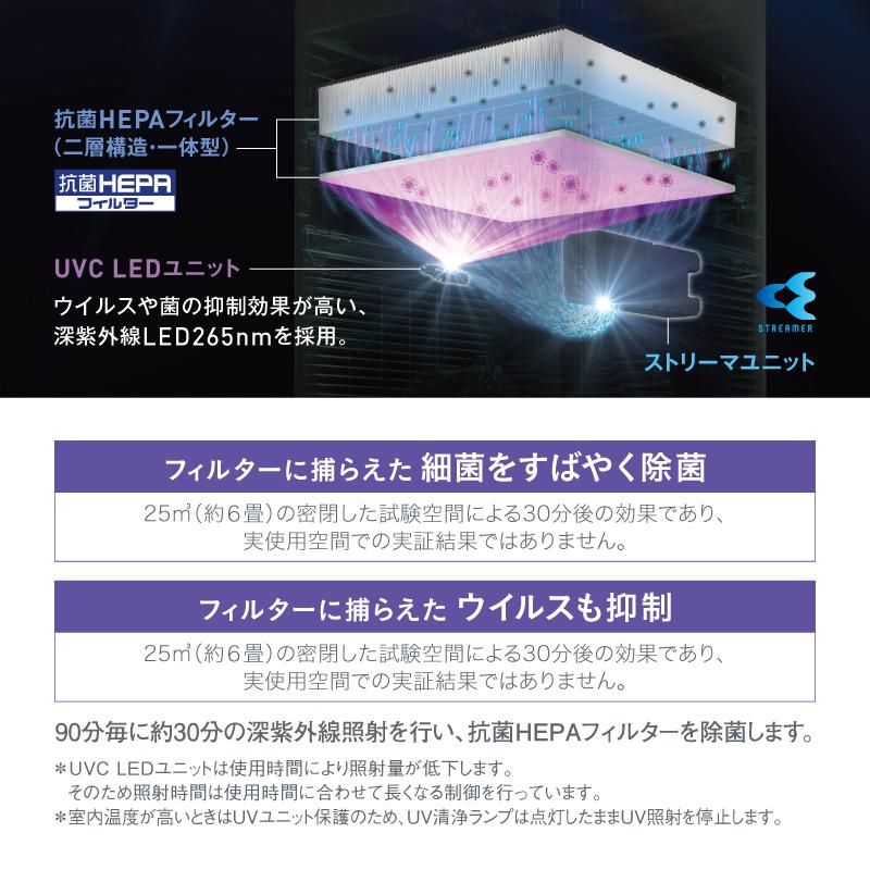 【ふるさと納税】ダイキン 空気清浄機 UV 加湿 ストリーマ シルバー ACKB70Y-S 31畳 PM2.5対応 | 家電 電化製品 空気清浄器 フィルター 抗菌 除菌 コロナ ウイルス 対策 新生活 人気 おすすめ DAIKIN 滋賀県 草津市 サムネイル3