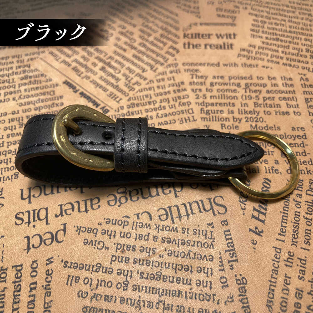 【ふるさと納税】【選べるカラー】蹄鉄バックルキーリング / 競馬 馬 競走馬 本革 革小物 ハンドメイド レザー 雑貨 日用品 / 栗東市 / 株式会社ブルズエフ[BIAU036] サムネイル3