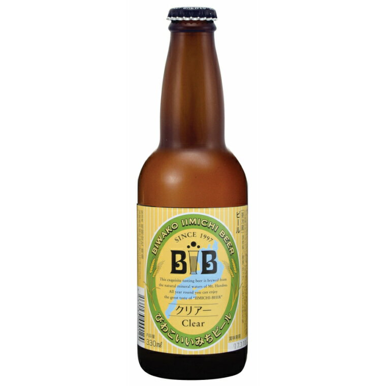 びわこいいみちビール クリアー 6本セット | 甲賀市 地ビール クラフトビール すっきり系 ラガータイプ 飲み比べセット 人気 おすすめ ビール アルコール おつまみセット BBQ 晩酌 お取り寄せ 通販 送料無料 ふるさと納税