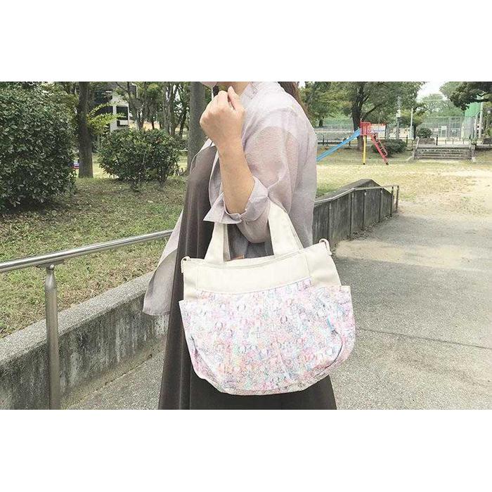 【ふるさと納税】【RAU-RAU-G YUKA（らうらうじ　ゆか)】 ギャザートート／ようせい柄 | 滋賀県 野洲市 滋賀 野洲 滋賀県野洲市 楽天ふるさと 納税 支援 支援品 返礼品 返礼 特産品 名産 特産 名産品 故郷納税 おしゃれ かわいい トート トートバッグ トートバック バッグ サムネイル3