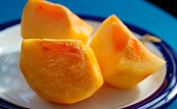 【ふるさと納税】【数量限定】滋賀・伊吹特産ひらたねなし柿（炭酸脱渋） 果物類 かき 種なし柿 種なし 　お届け：2025年10月～11月末頃 サムネイル2