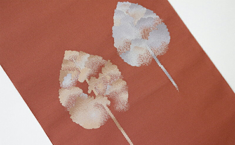 【ふるさと納税】爪掻本綴織 名古屋帯＜彩の二本杉＞ サムネイル3