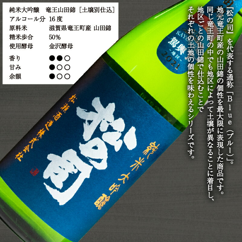 【ふるさと納税】 日本酒 松の司 純米大吟醸 「陶酔」 純米大吟醸 「AZOLLA50」 純米大吟醸 「竜王山田錦 土壌仕込」 720mlセット 3本 飲み比べ 清酒 地酒 純米酒 松の司 ギフト 贈答 お歳暮 プレゼント 松瀬酒造 滋賀 竜王 高級 父の日 サムネイル2