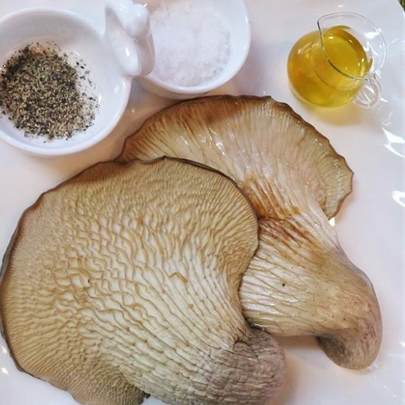 【ふるさと納税】 特選 あわび茸 生 500g 希少 きのこ 足太 あわび 茸 きのこ 国産 野菜 食材 健康 滋賀県 竜王町 送料無料 贈り物 ギフト 産地直送 あわびたけ あわびだけ - 画像2