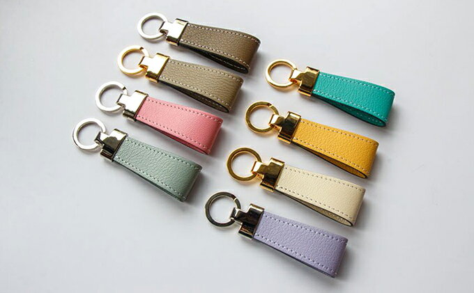 【ふるさと納税】SOキーリング　シュリー（山羊革） ファッション 小物 アクセサリー 雑貨 日用品 文房具 レザー 高級革 名入れ 贈り物 サムネイル3