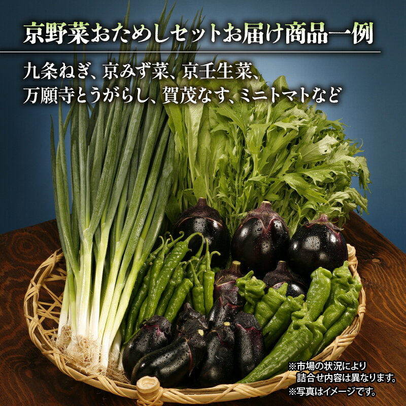 【ふるさと納税】 京野菜 おためし セット 6種 程度 野菜 詰め合わせ 京都 季節 旬 京野菜 栄養食 九条ネギ 万願寺 賀茂なす 京都府産 数量限定 冷蔵 サラダ 健康 お試し 9000円 - 画像3