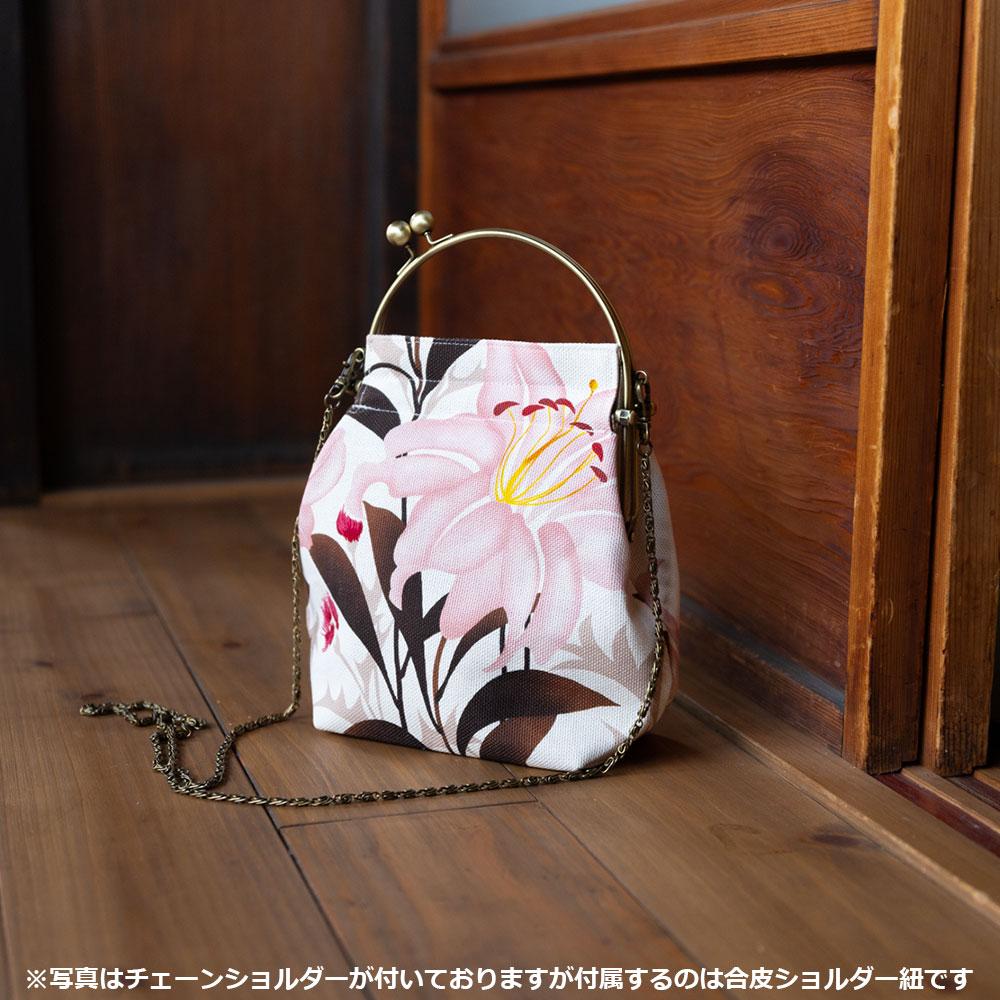 【ふるさと納税】【亥之吉】ベンリーがま口「ゆりあざみ」2wayがま口バッグ（いのきち） - 画像2