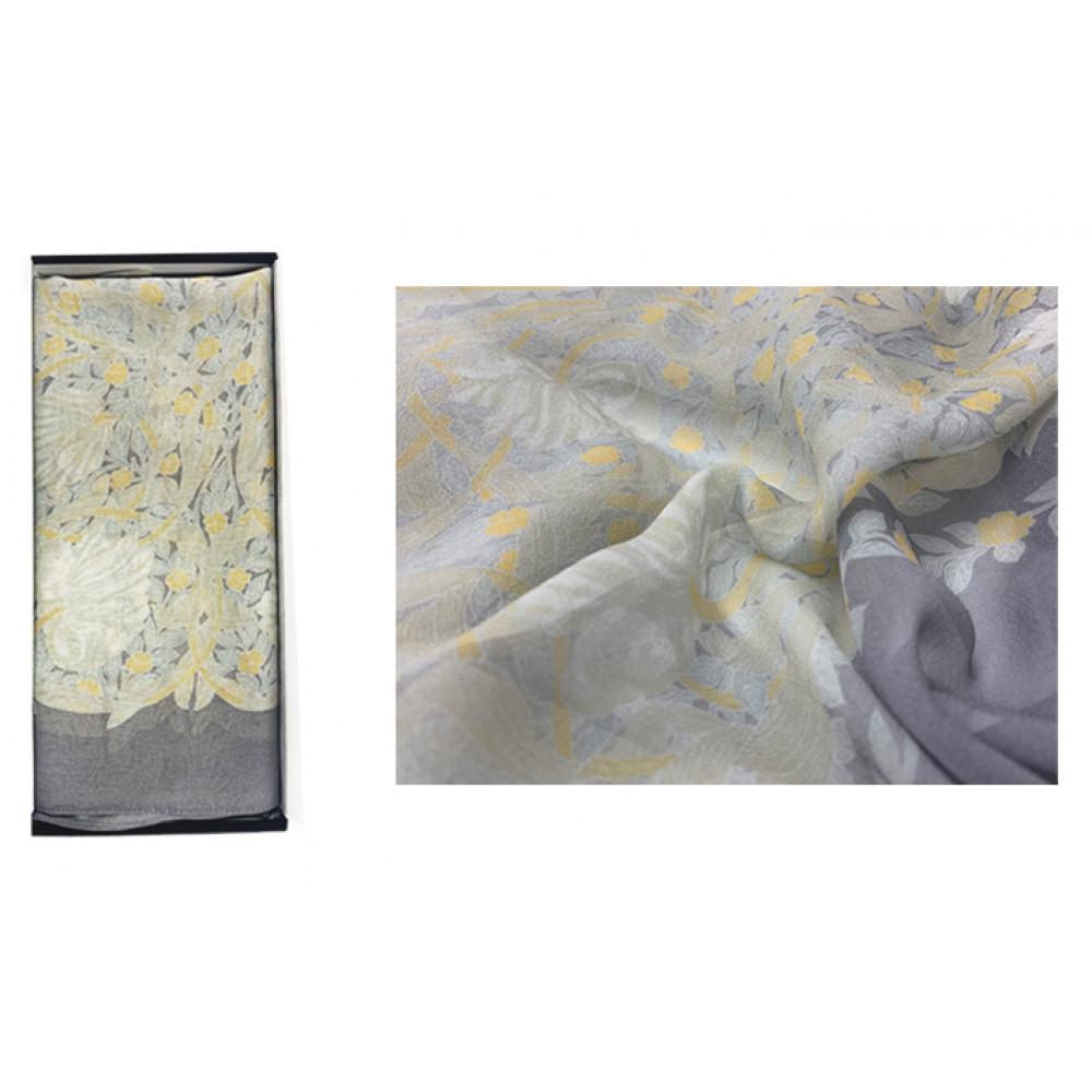 【ふるさと納税】【京都丸紅】V&Aシルクオーガンジーショール（カラー選択可能） | ストール ショール ファッション 人気 おすすめ 送料無料 サムネイル2