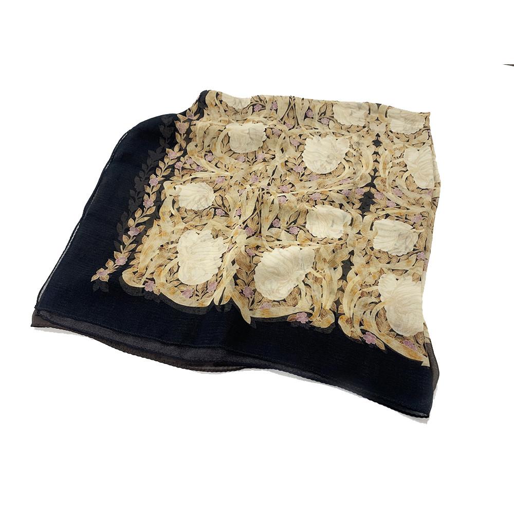 【ふるさと納税】【京都丸紅】V&Aシルクオーガンジーショール（カラー選択可能） | ストール ショール ファッション 人気 おすすめ 送料無料 サムネイル3